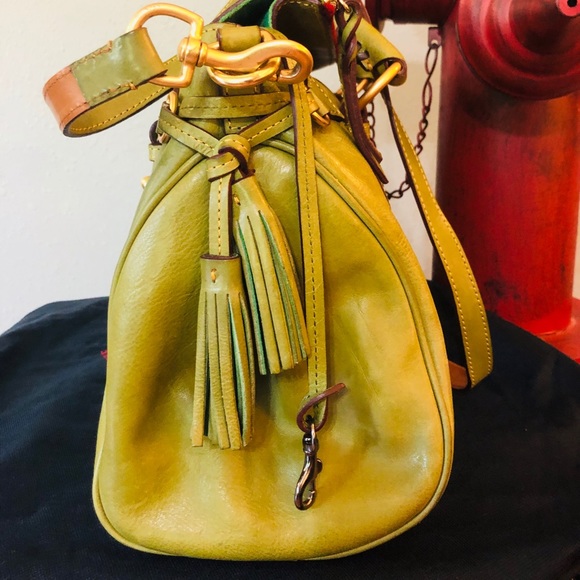 DOONEY AND BOURKE LARGE FLORENTINE SATCHEL BAG - Picture 6 of 10